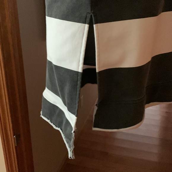 Charcoal and white long sweatshirt - Picture 4 of 7